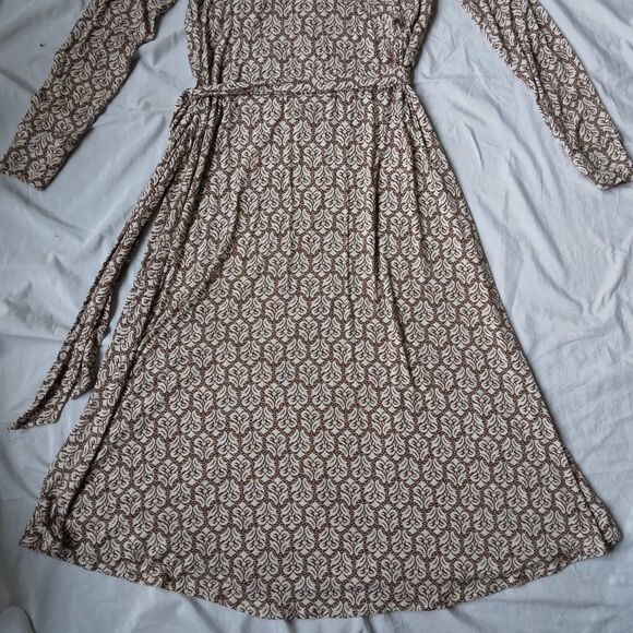 Soft Surroundings Midi Dress Long Sleeve Womens Tall Medium - Picture 3 of 9